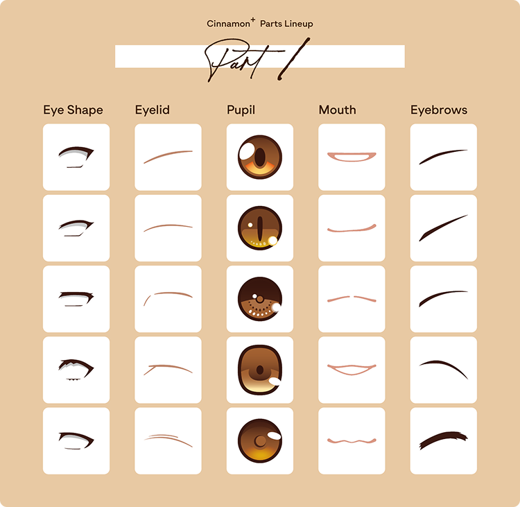 Cinnamon+ Parts Lineup Part 1